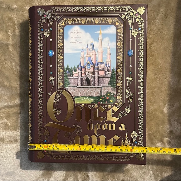 Disney Parks Once Upon A Time Story Book Keepsake Box and Photo Frame NWT - Picture 7 of 8